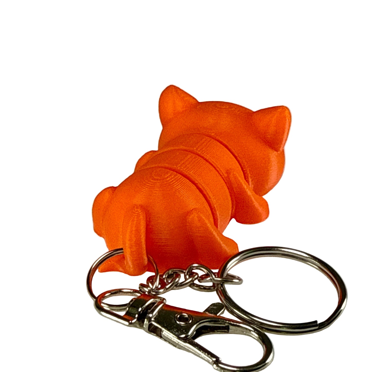 Kitty Cat - 3D Printed Pet Keychain - Flexible Articulating Fidget Stress Relief Toy