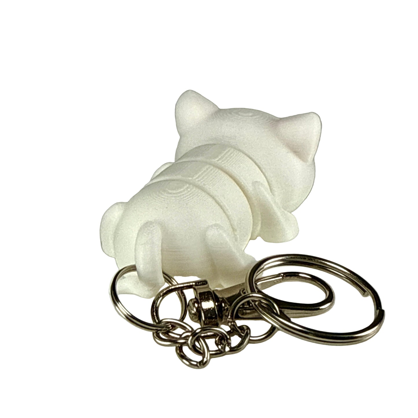 Kitty Cat - 3D Printed Pet Keychain - Flexible Articulating Fidget Stress Relief Toy