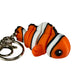 Clownfish - 3D Printed Pet Keychain - Flexible Articulating Fidget Stress Relief Toy