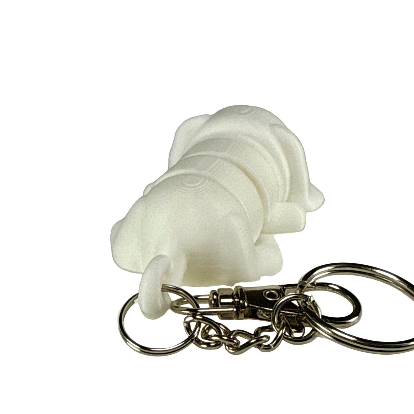 Puppy Dog - 3D Printed Pet Keychain - Flexible Articulating Fidget Stress Relief Toy