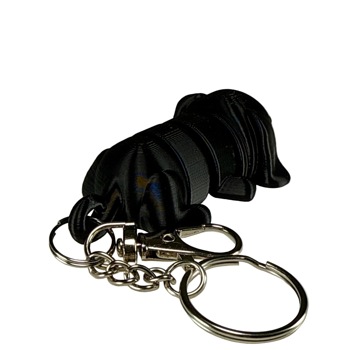 Puppy Dog - 3D Printed Pet Keychain - Flexible Articulating Fidget Stress Relief Toy