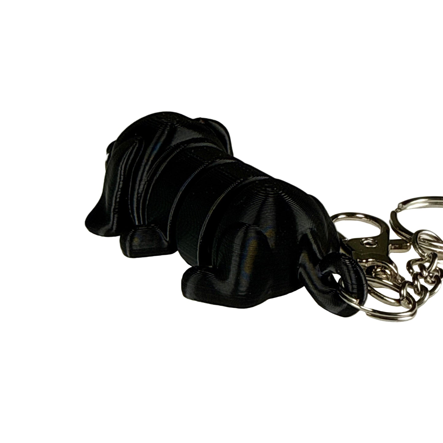 Puppy Dog - 3D Printed Pet Keychain - Flexible Articulating Fidget Stress Relief Toy