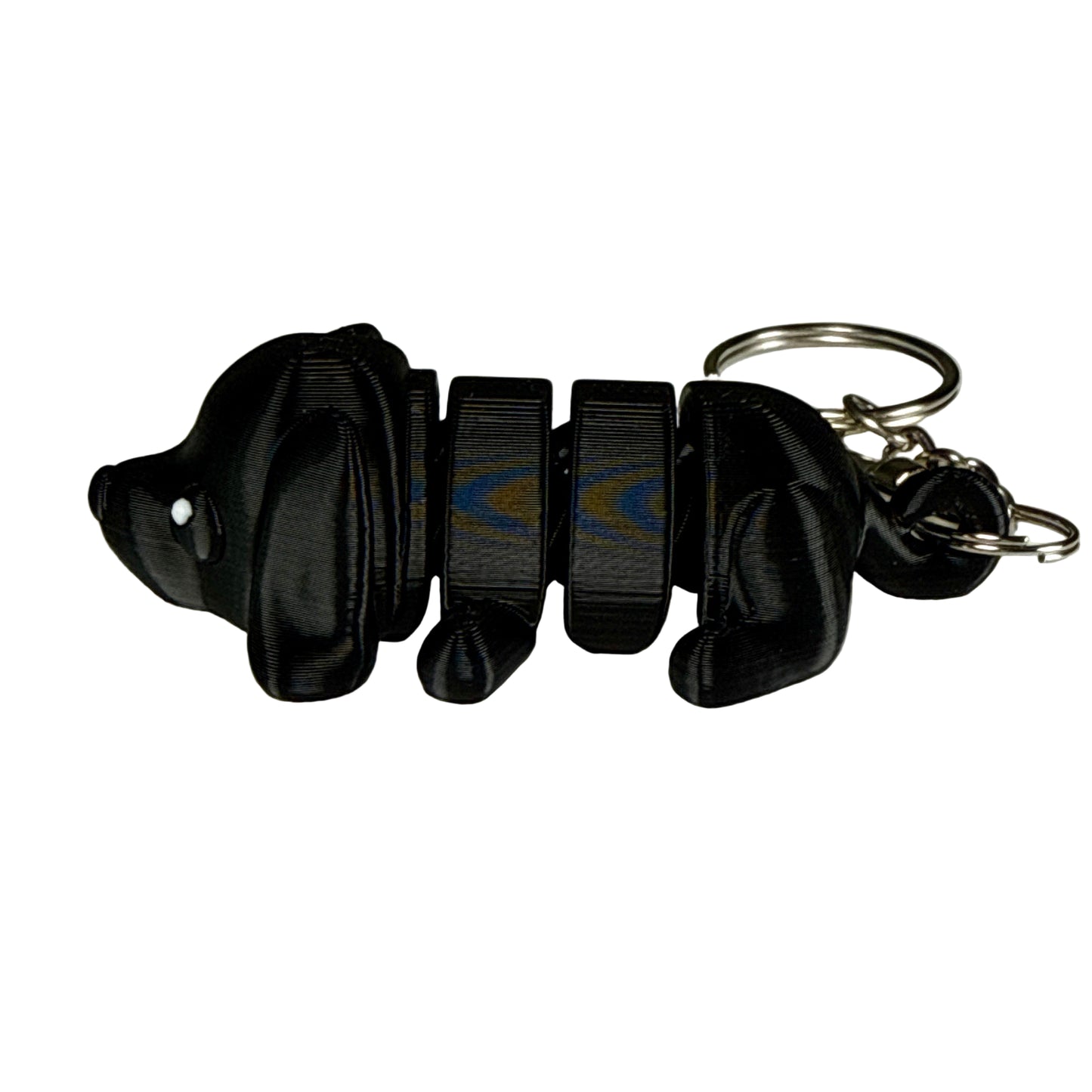 Puppy Dog - 3D Printed Pet Keychain - Flexible Articulating Fidget Stress Relief Toy