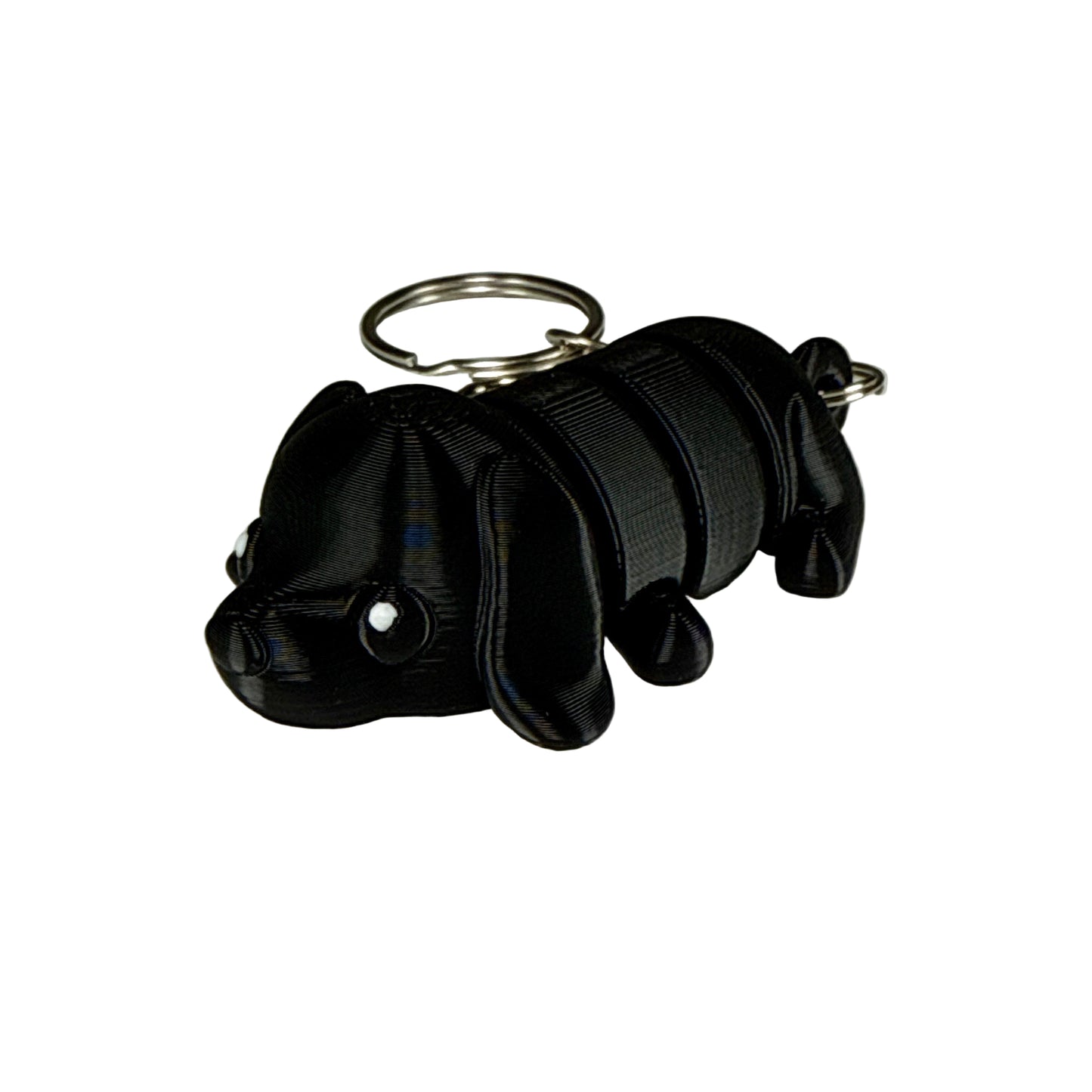 Puppy Dog - 3D Printed Pet Keychain - Flexible Articulating Fidget Stress Relief Toy