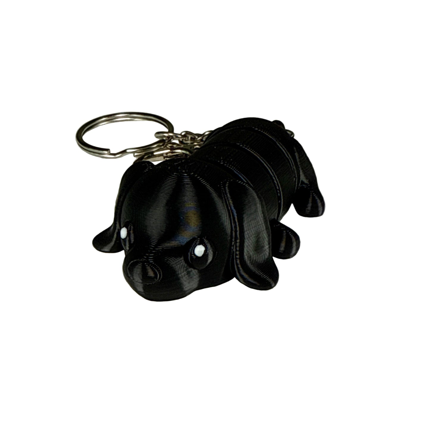 Puppy Dog - 3D Printed Pet Keychain - Flexible Articulating Fidget Stress Relief Toy
