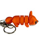 Fox - 3D Printed Pet Keychain - Flexible Articulating Fidget Stress Relief Toy