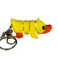 Duck - 3D Printed Pet Keychain - Flexible Articulating Fidget Stress Relief Toy