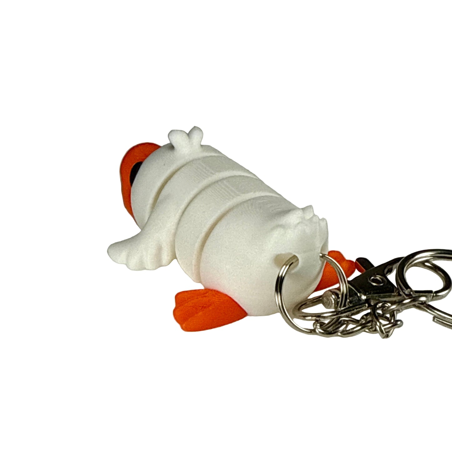 Duck - 3D Printed Pet Keychain - Flexible Articulating Fidget Stress Relief Toy