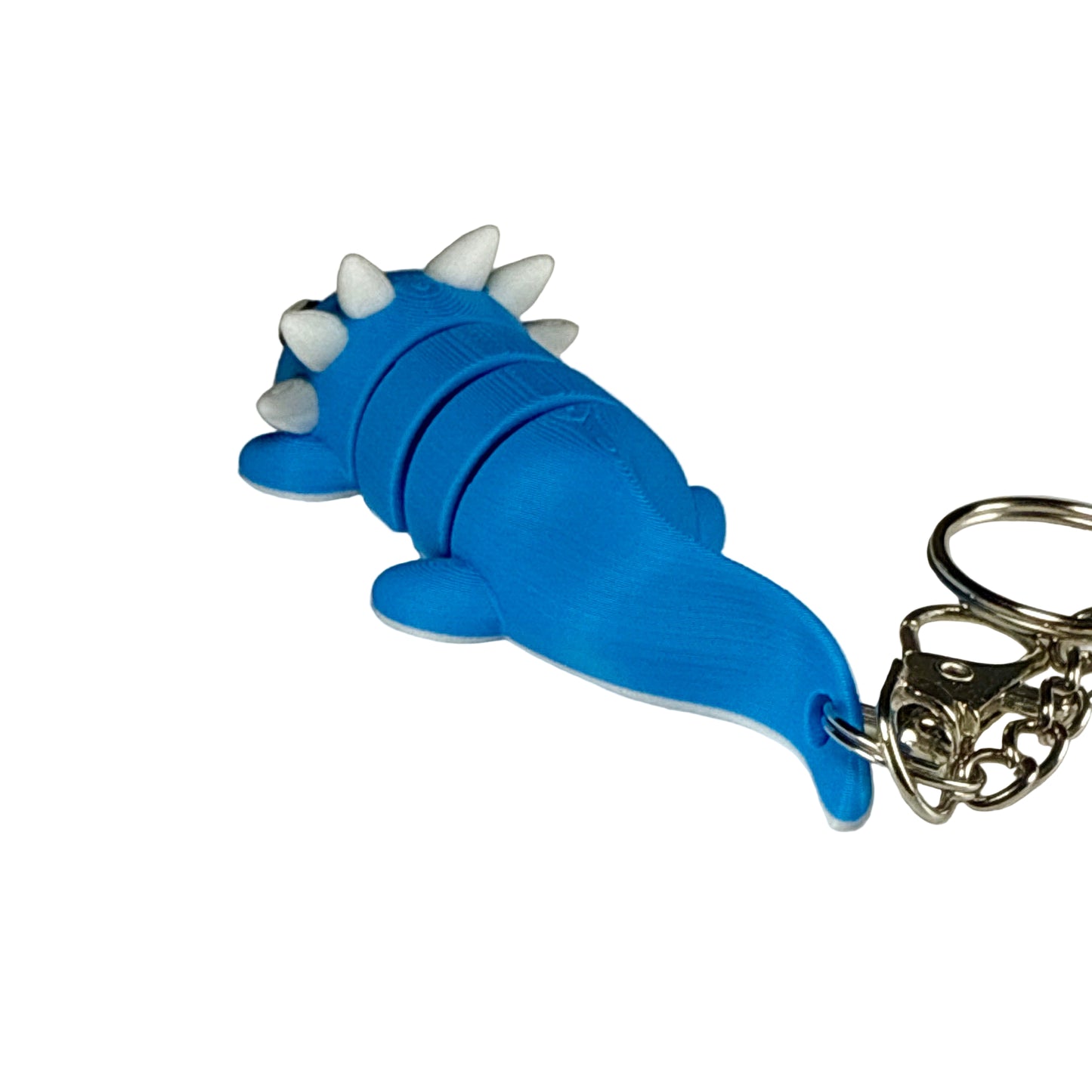 Axolotl - 3D Printed Pet Keychain - Flexible Articulating Fidget Stress Relief Toy