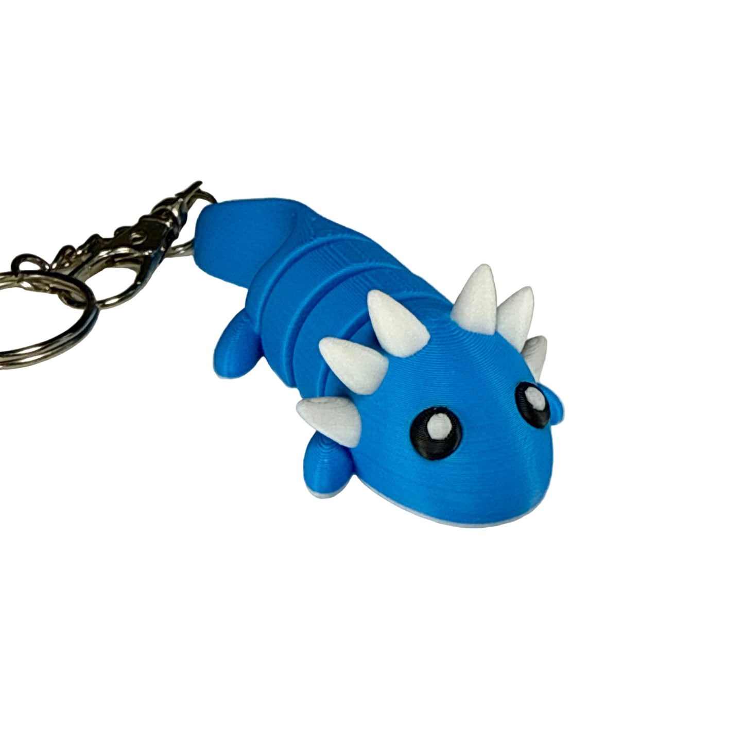 Axolotl - 3D Printed Pet Keychain - Flexible Articulating Fidget Stress Relief Toy