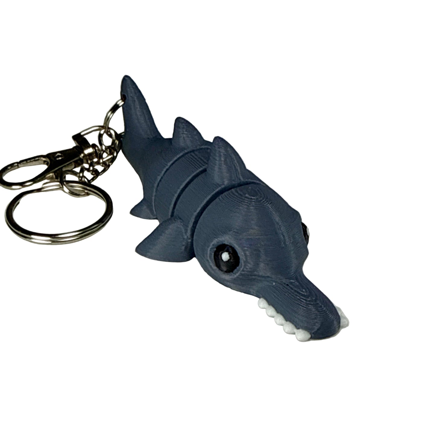 Sawfish - 3D Printed Pet Keychain - Flexible Articulating Fidget Stress Relief Toy
