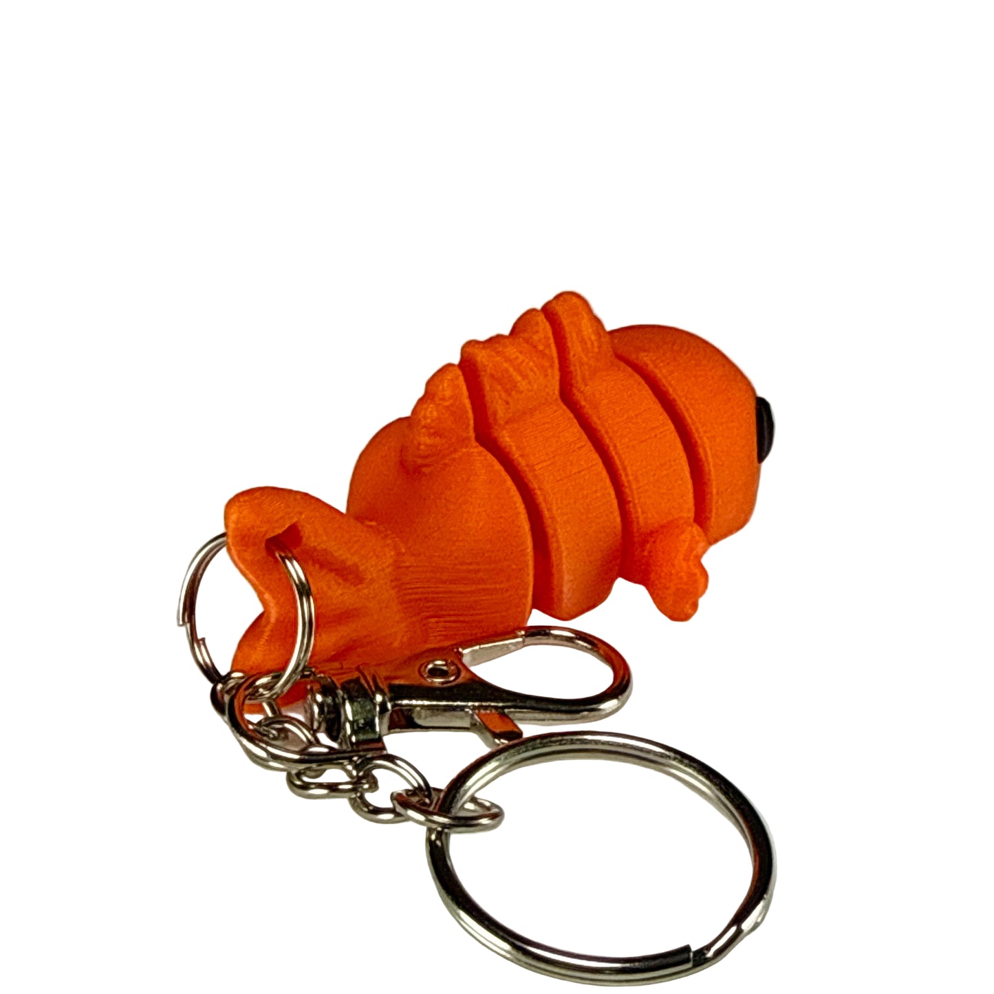 Goldfish - 3D Printed Pet Keychain - Flexible Articulating Fidget Stress Relief Toy