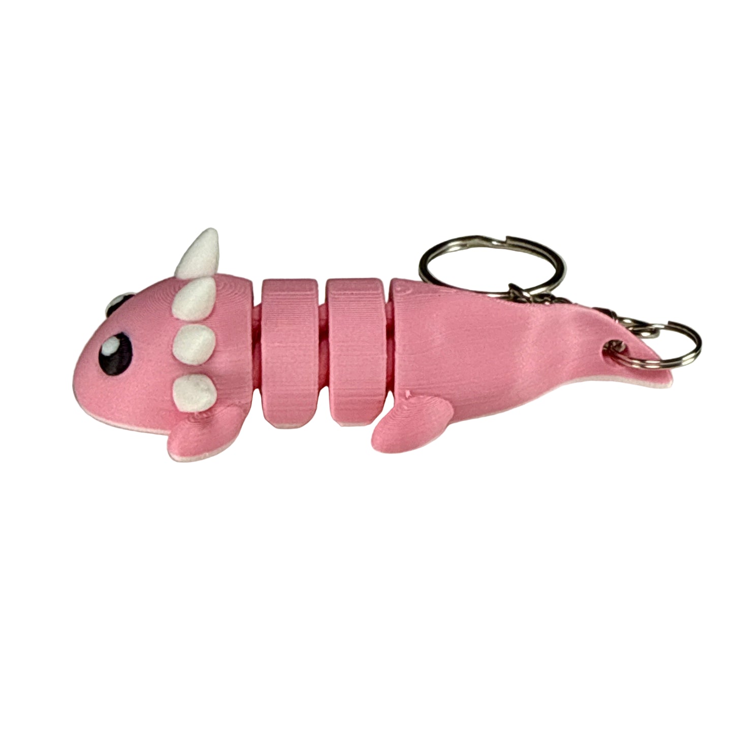 Axolotl - 3D Printed Pet Keychain - Flexible Articulating Fidget Stress Relief Toy