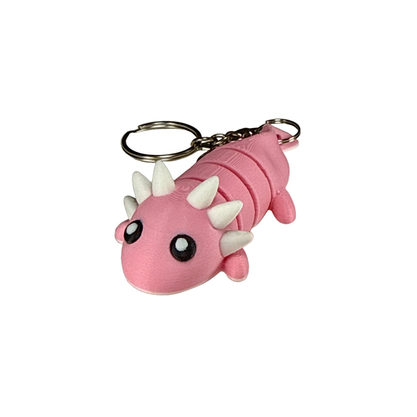 Axolotl - 3D Printed Pet Keychain - Flexible Articulating Fidget Stress Relief Toy