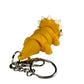 Triceratops - 3D Printed Pet Keychain - Flexible Articulating Fidget Stress Relief Toy