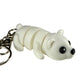 Polar Bear - 3D Printed Pet Keychain - Flexible Articulating Fidget Stress Relief Toy