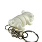 Polar Bear - 3D Printed Pet Keychain - Flexible Articulating Fidget Stress Relief Toy