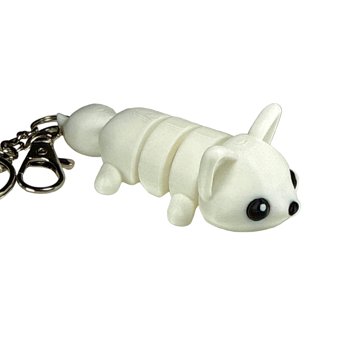 Fox - 3D Printed Pet Keychain - Flexible Articulating Fidget Stress Relief Toy