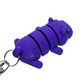 Hippo - "Flexi-Pet" Keychain Fidget Stress Relief Toy [3D Printed] Multiple Colors!
