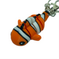 Clownfish - "Flexi-Pet" Keychain Fidget Stress Relief Toy [3D Printed]