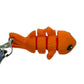3D printed flexible goldfish keychain fidget toy