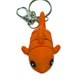 3D printed flexible goldfish keychain fidget toy