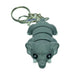 3D printed flexible elephant keychain fidget toy