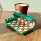 Cactus Chess Set – Roll-up Cactus Themed 3D-Printed Chess Board