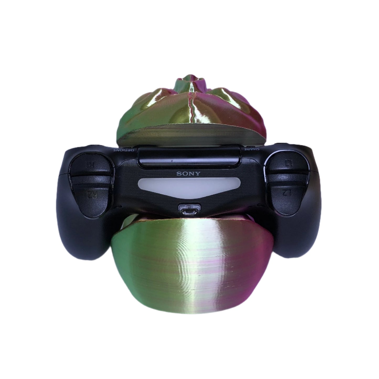 Screaming Skull Controller Holder – Fits PS5 & Xbox Series X/S – 3D Printed Gaming Decor