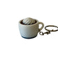 Coffee Cup - Clicker Toy - Tactile Stress Relief Fidget Toy Keychain