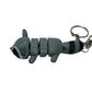 3D printed flexible raccoon keychain