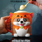 Kevin - The Ice Cream Pint Holding Corgi - Pint Pals by LeHa Design