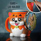 Kevin - The Ice Cream Pint Holding Corgi - Pint Pals by LeHa Design