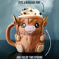 Ferdinand - The Ice Cream Pint Holding Highland Cow - Pint Pals by LeHa Design