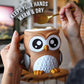 Owlfonso - The Ice Cream Pint Holding Owl - Pint Pals by LeHa Design