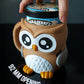 Owlfonso - The Ice Cream Pint Holding Owl - Pint Pals by LeHa Design