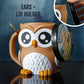 Owlfonso - The Ice Cream Pint Holding Owl - Pint Pals by LeHa Design