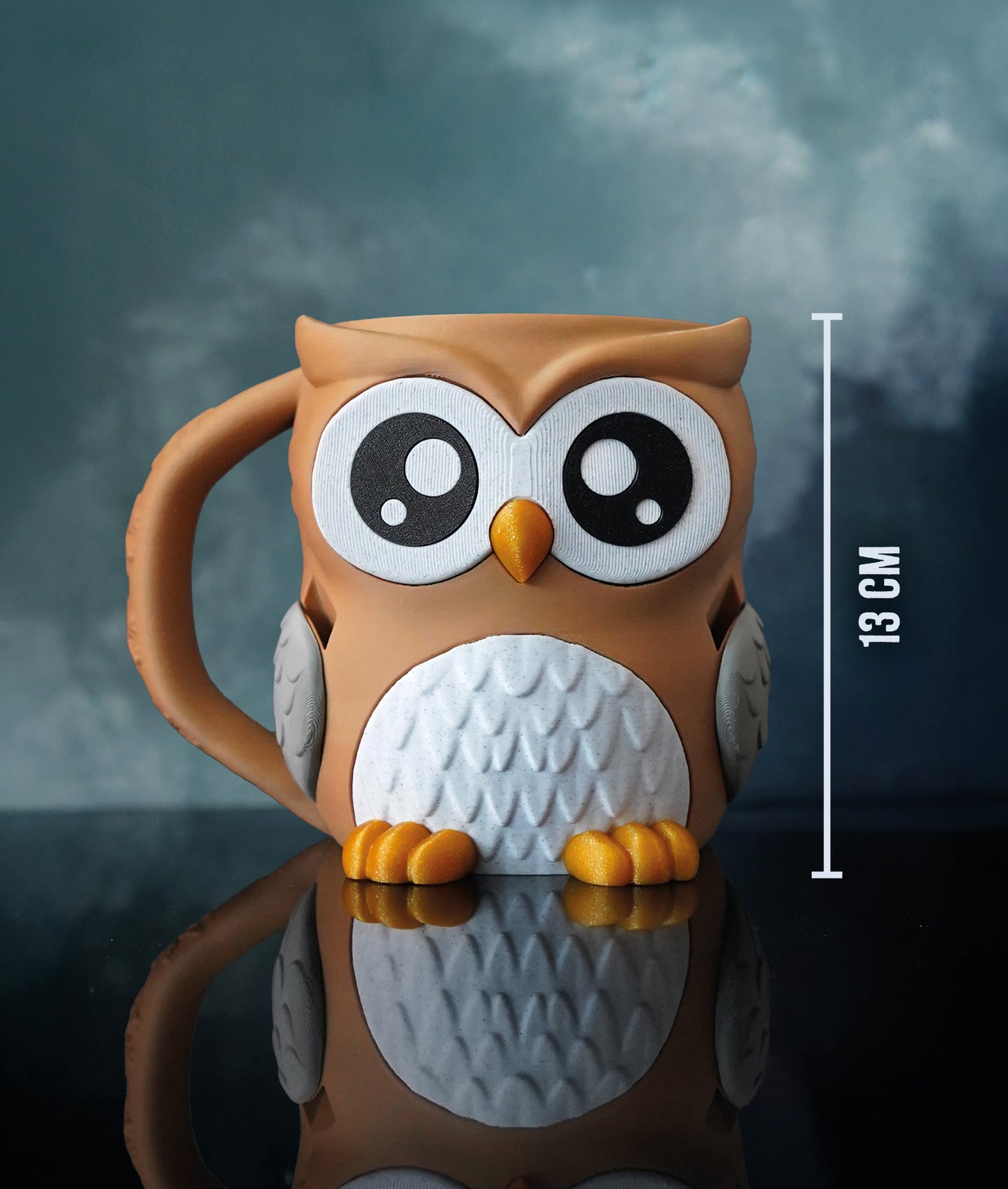 Owlfonso - The Ice Cream Pint Holding Owl - Pint Pals by LeHa Design