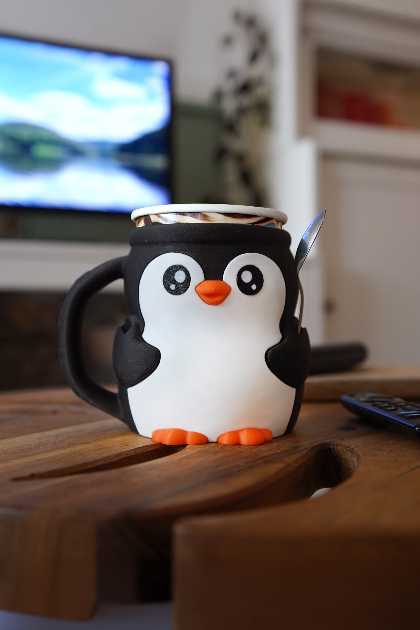 Pebbles - The Ice Cream Pint Holding Penguin - Pint Pals