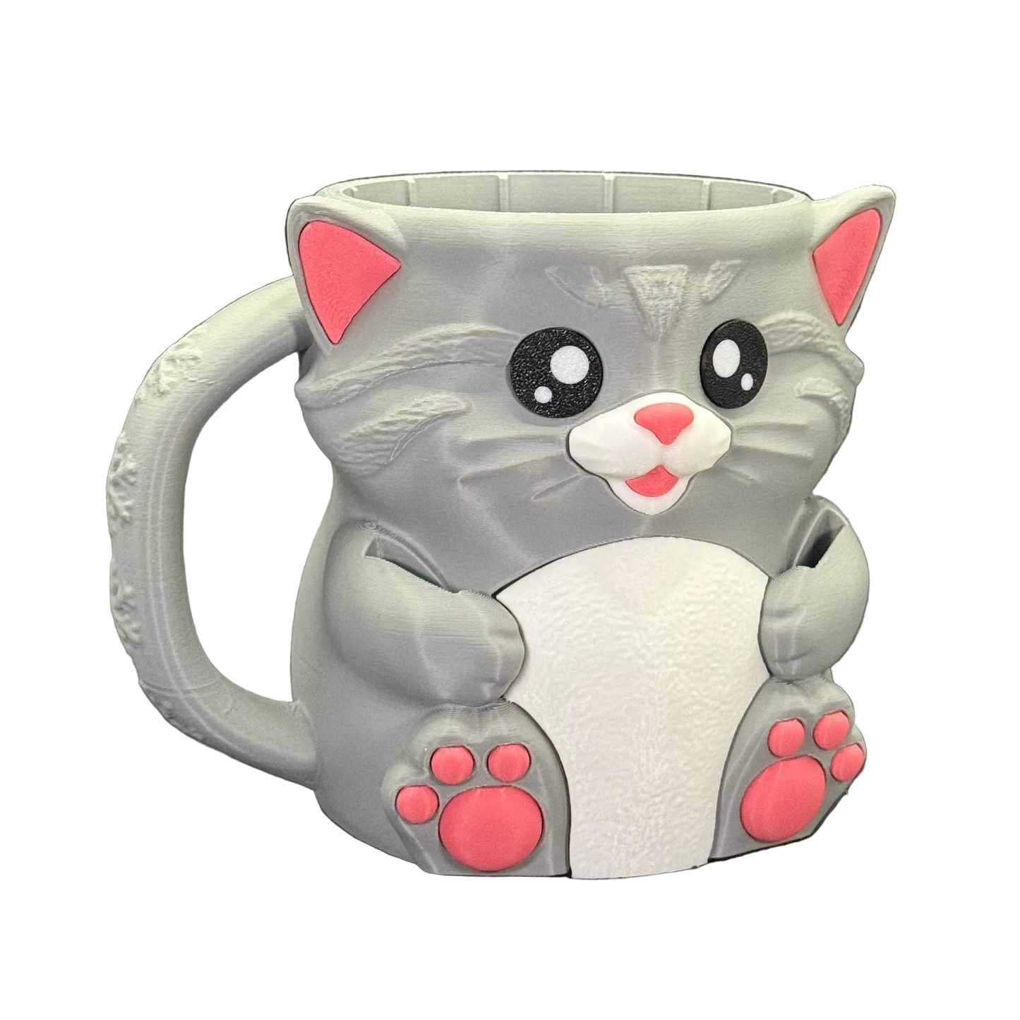 Cuddles - The Ice Cream Pint Holding Kitty Cat - Pint Pals by LeHa Design