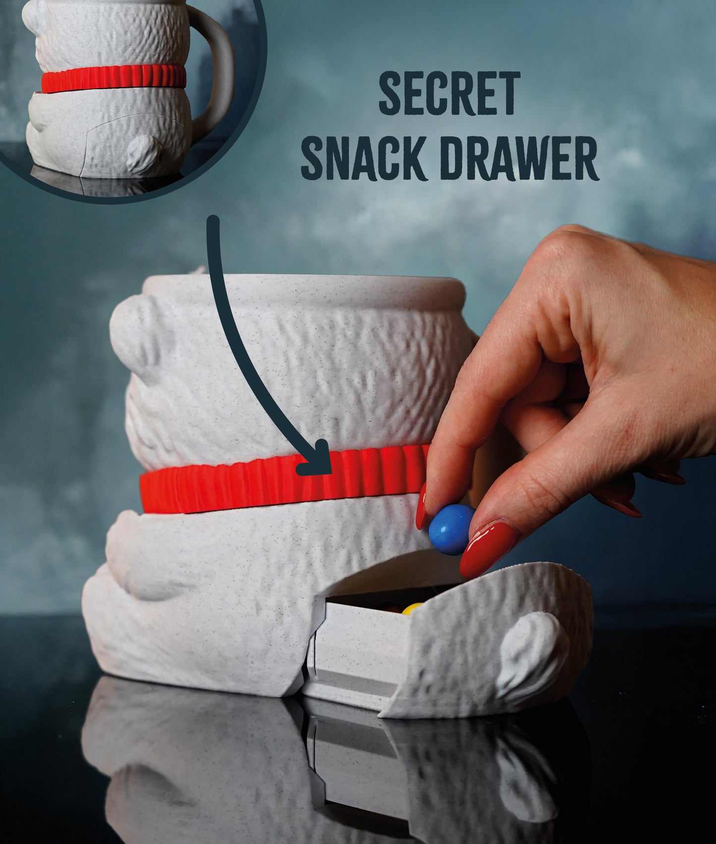 Pawblo - The Ice Cream Pint Holding Polar Bear - Pint Pals by LeHa Design